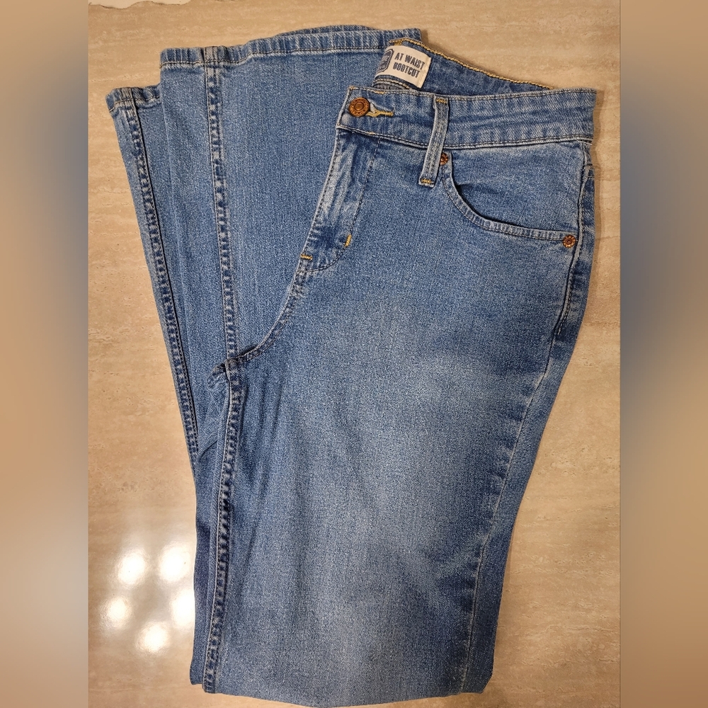 Levi Strauss Signature Jeans Sz 6 Blue Stretch Blend Denim Mid Rise Boot Cut EUC - Picture 9 of 9